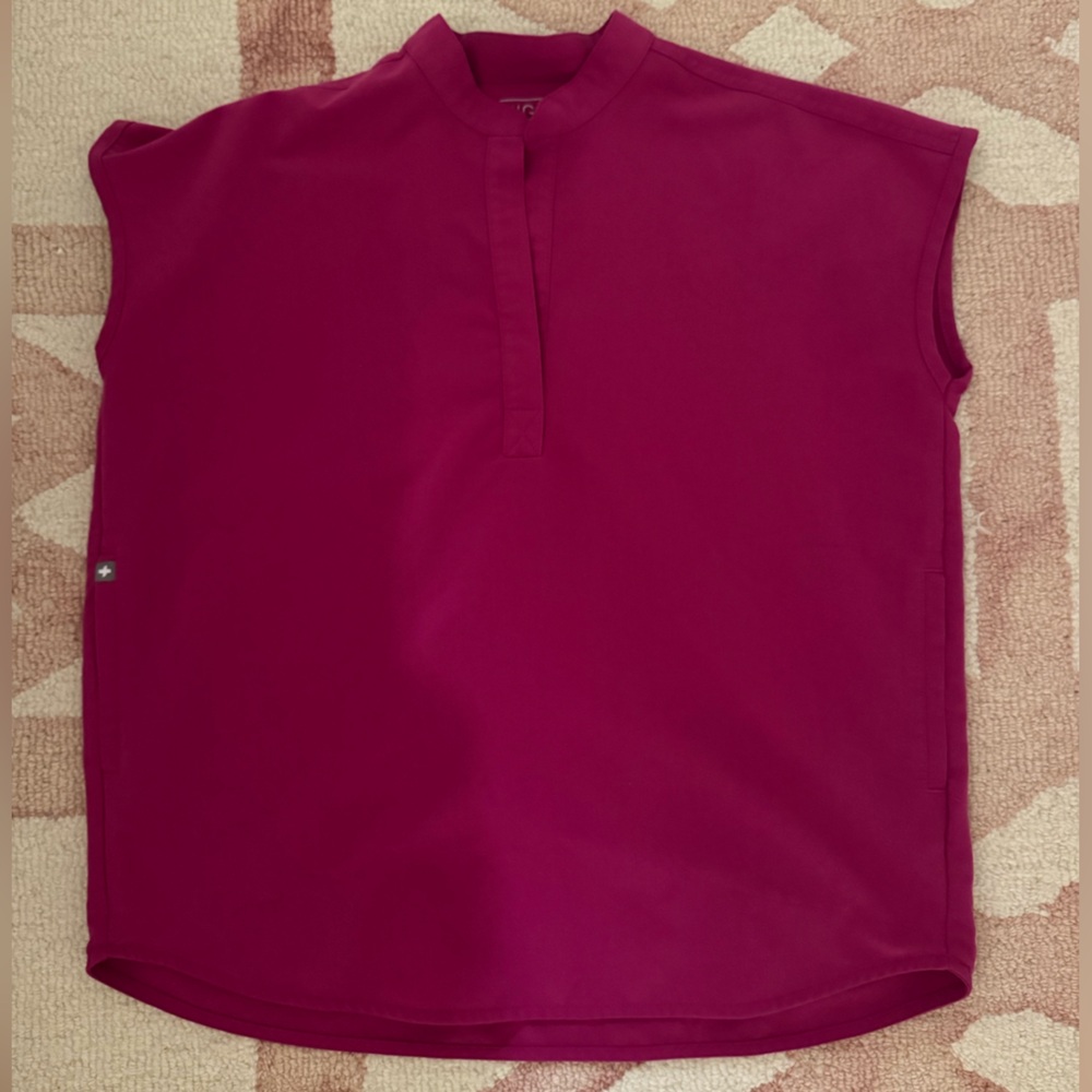 Figs Raspberry Sorbet Rafaela Scrub Top
